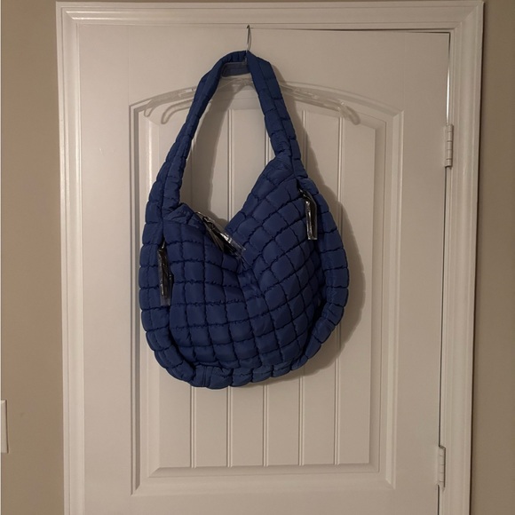 FP Movement by Free People Quilted Navy Shoulder Bag - Picture 3 of 3